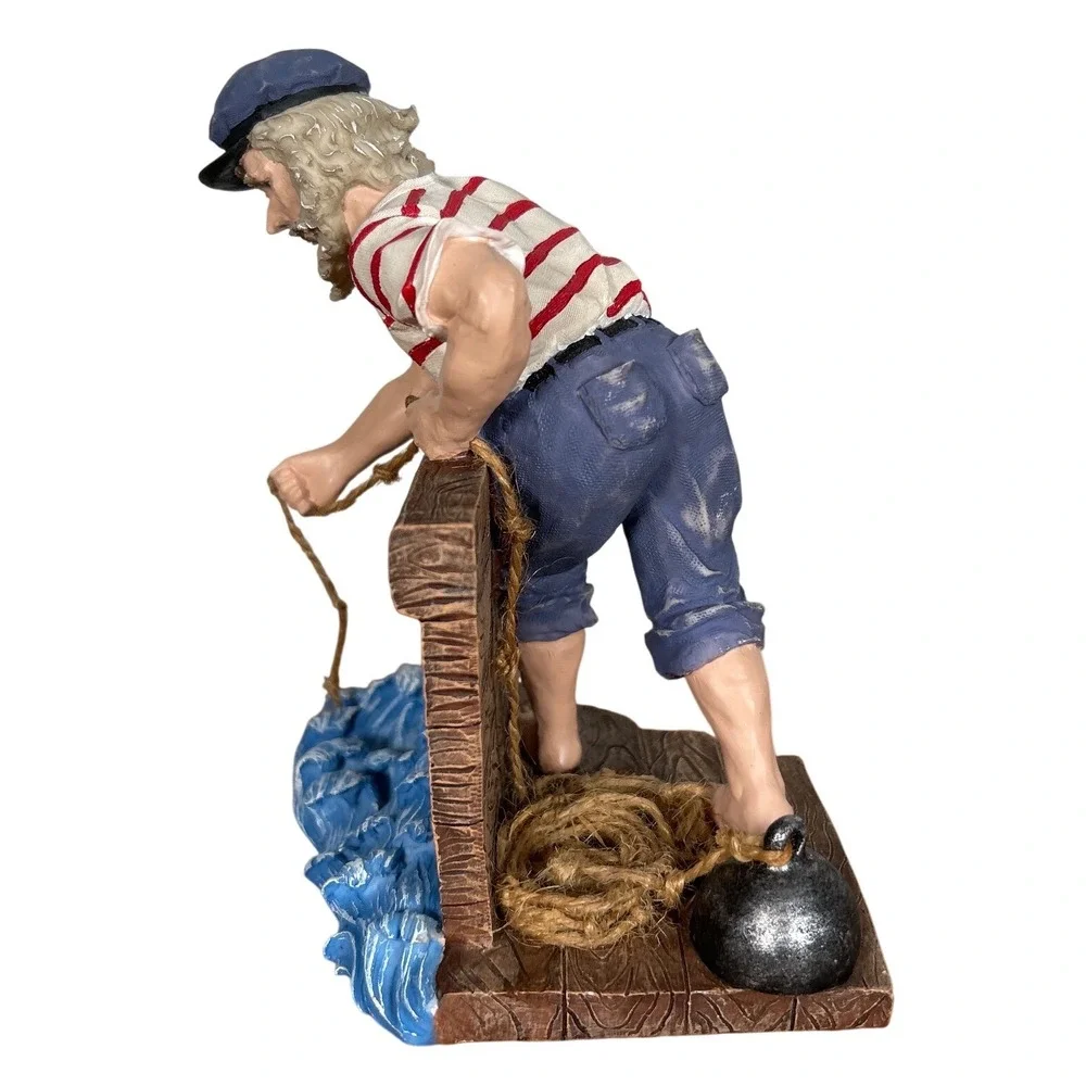 Vintage 2000 Beachcombers Intl Sea Captain Fisherman Nautical Figurine Decor